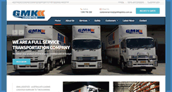 Desktop Screenshot of gmklogistics.com.au